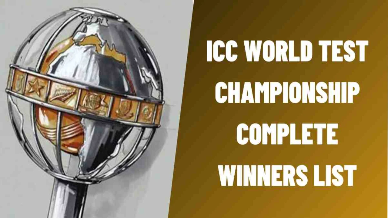 WTC Winners: Full List of World Test Championship Winners